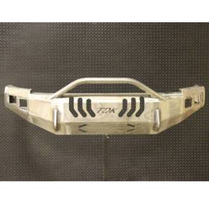 Throttle Down Kustoms - Throttle Down Kustoms BPUSH1017D Front Bumper with Push Bar for Dodge Ram 2500 HD/3500 HD 2010-2018 - Image 2