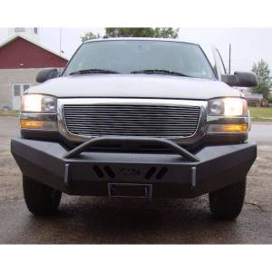 Throttle Down Kustoms - Throttle Down Kustoms BPUSH1415CH1500 Front Bumper with Push Bar for Chevy Silverado 1500 2014-2015 - Image 2