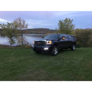 Throttle Down Kustoms - Throttle Down Kustoms BPUSH1517GM Front Bumper with Push Bar for GMC Sierra 2500 HD/3500 HD 2015-2018 - Image 2