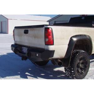 Throttle Down Kustoms RNO0102CH Rear Bumper for Chevy Silverado 1500/2500/3500 2001-2002