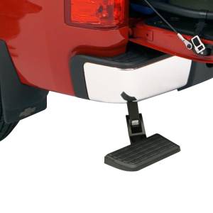 AMP Research - AMP Research 75300-01A BedStep Flip Down Bumper Step for GMC Sierra 2500 HD/3500 HD 2007-2010 - Image 2