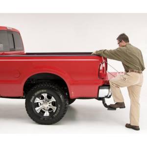 AMP Research - AMP Research 75303-01A BedStep Flip Down Bumper Step for Ford F250 1999-2016 - Image 4
