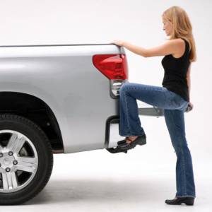 AMP Research - AMP Research 75305-01A BedStep Flip Down Bumper Step for Toyota Tundra 2007-2013 - Image 2