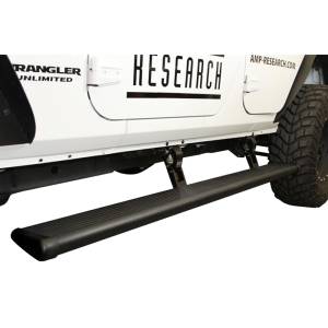 AMP Research 75122-01A PowerStep Electric Running Board for Jeep Wrangler JK 2007-2018