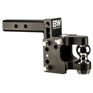 B&W TS10055 Tow and Stow Pintle Hitch for 2" Receiver - Black