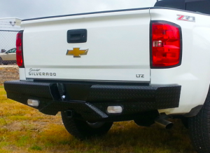 Frontier 100-21-5013 Rear Bumper with Sensor Holes and Lights GMC Sierra 1500 2014-2017