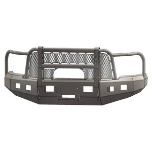 ENGO 68-G03-07FGI Winch Front Bumper with Full Grill Guard and Mesh for GMC Sierra 2500/3500 2003-2007