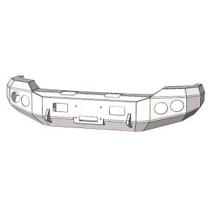 ENGO 68-G07.5-10 Winch Front Bumper for GMC Sierra 2500/3500 2007-2010