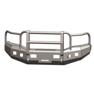 ENGO 68-G07.5-10FG Winch Front Bumper with Full Grille Guard for GMC Sierra 2500/3500 2007-2010