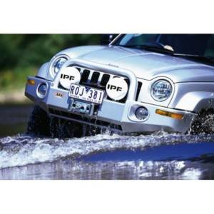 ARB 3450160 Deluxe Winch Front Bumper for Jeep Liberty 2002-2004