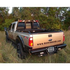 Ranch Hand - Ranch Hand BBF080BLSL Legend 10" Drop Rear Bumper with Sensor Holes for Ford F250/F350 2008-2015 - Image 5
