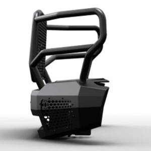 Ranch Hand - Ranch Hand MFC19HBM1 Midnight Front Bumper with Grille Guard for Chevy Silverado 1500 2019-2020 - Image 3