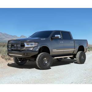 Ranch Hand - Ranch Hand MFD19HBM1 Midnight Front Bumper with Grille Guard for Dodge Ram 1500 2019-2020 - Image 4