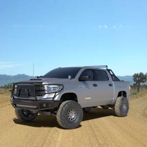 Ranch Hand - Ranch Hand MFT14HBM1 Midnight Front Bumper with Grille Guard for Toyota Tundra 2014-2020 - Image 4
