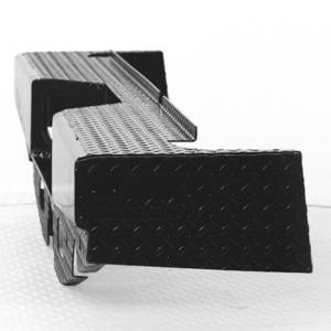 Ranch Hand - Ranch Hand SBD09HBLSLE Sport Rear Bumper with Dual Exhaust and Sensor Holes for Dodge Ram 1500 2009-2018 - Image 2