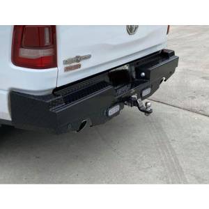 Ranch Hand - Ranch Hand SBD19HBLSLE Sport Rear Bumper with Sensor Plugs and Dual Exhaust for Dodge Ram 1500 2019-2020 - Image 5
