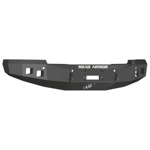 Road Armor 314R0B Stealth Winch Front Bumper with Square Light Holes for Chevy Silverado 1500 2014-2015