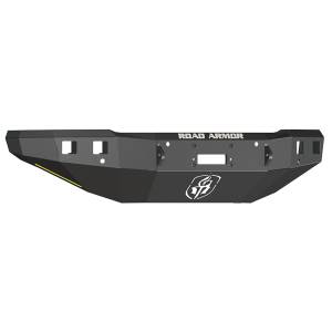 Road Armor 315R0B Stealth Winch Front Bumper with Square Light Holes for Chevy Silverado 2500 HD/3500 HD 2015-2019