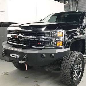 Road Armor - Road Armor 315R0B Stealth Winch Front Bumper with Square Light Holes for Chevy Silverado 2500 HD/3500 HD 2015-2019 - Image 3