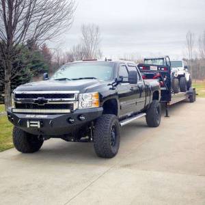 Road Armor - Road Armor 38200B Stealth Winch Front Bumper with Round Light Holes and Square Light Holes for Chevy Silverado 2500 HD/3500 HD 2011-2014 - Image 3