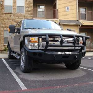 Road Armor - Road Armor 608R2B Stealth Winch Front Bumper with Titan II Guard and Square Light Holes for Ford F250/F350/F450 2008-2010 - Image 2
