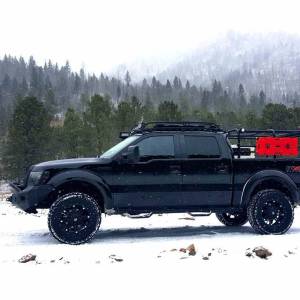 Road Armor - Road Armor 613R4B Stealth Winch Front Bumper with Pre-Runner Guard and Square Light Holes for Ford F150 2009-2014 - Image 5