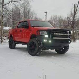 Road Armor - Road Armor 613R5B Stealth Winch Front Bumper with Lonestar Guard and Square Light Holes for Ford F150 2009-2014 - Image 2