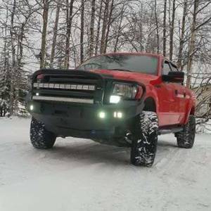 Road Armor - Road Armor 613R5B Stealth Winch Front Bumper with Lonestar Guard and Square Light Holes for Ford F150 2009-2014 - Image 3