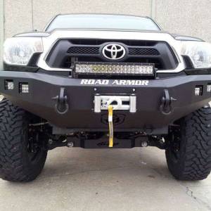 Road Armor - Road Armor 905R0B Stealth Winch Front Bumper with Square Light Holes for Toyota Tacoma 2012-2015 - Image 2