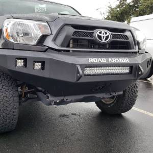 Road Armor - Road Armor 905R0B-NW Stealth Non-Winch Front Bumper with Square Light Holes for Toyota Tacoma 2012-2015 - Image 2