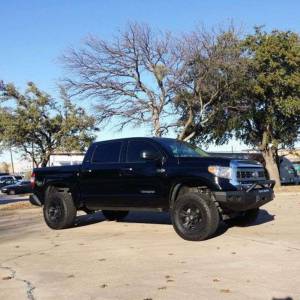 Road Armor - Road Armor 914R4B Stealth Winch Front Bumper with Pre-Runner Guard and Square Light Holes for Toyota Tundra 2014-2020 - Image 2