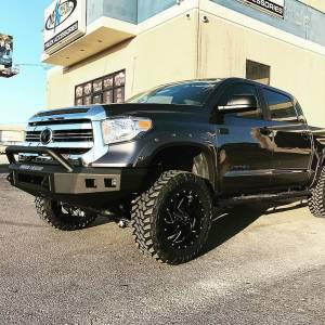 Road Armor - Road Armor 914R4B-NW Stealth Non-Winch Front Bumper with Pre-Runner Guard and Square Light Holes for Toyota Tundra 2014-2020 - Image 2