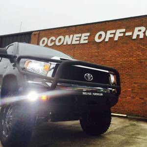 Road Armor - Road Armor 914R5B Stealth Winch Front Bumper with Lonestar Guard and Square Light Holes for Toyota Tundra 2014-2020 - Image 2