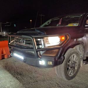 Road Armor - Road Armor 914R5B-NW Stealth Non-Winch Front Bumper with Lonestar Guard and Square Light Holes for Toyota Tundra 2014-2020 - Image 2