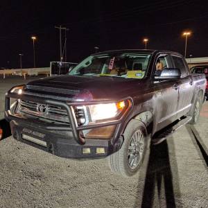 Road Armor - Road Armor 914R5B-NW Stealth Non-Winch Front Bumper with Lonestar Guard and Square Light Holes for Toyota Tundra 2014-2020 - Image 4