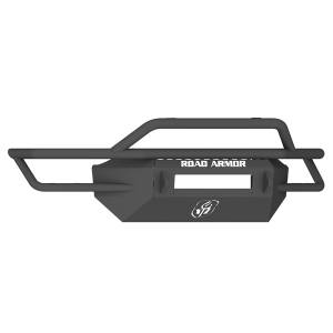 Road Armor SA3154B-NW Sahara Non-Winch Front Bumper with Pre-Runner Guard for Chevy Silverado 2500 HD/3500 HD 2015-2019