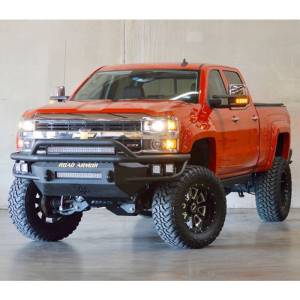 Road Armor - Road Armor SA3154B-NW Sahara Non-Winch Front Bumper with Pre-Runner Guard for Chevy Silverado 2500 HD/3500 HD 2015-2019 - Image 4