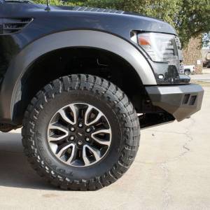 Road Armor - Road Armor 614R0B Stealth Winch Front Bumper with Square Light Holes for Ford F150 Raptor 2010-2014 - Image 2