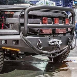 Road Armor - Road Armor 615R5B Stealth Winch Front Bumper with Lonestar Guard and Square Light Holes for Ford F150 2015-2017 - Image 2