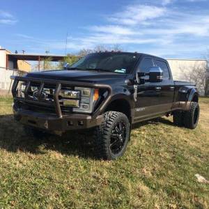 Road Armor 617F2B Stealth Winch Front Bumper with Titan II Guard and Square Light Holes for Ford F250/F350 2017-2021