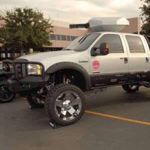 Road Armor - Road Armor 66005B Stealth Winch Front Bumper with Lonestar Guard and Round Light Holes for Ford F250/F350/F450/Excursion 1999-2004 - Image 6