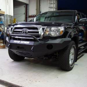 Road Armor - Road Armor 99014B Stealth Winch Front Bumper with Pre-Runner Guard and Round Light Holes for Toyota Tacoma 2005-2011 - Image 3
