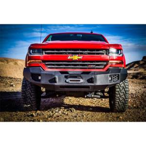 DV8 Offroad - DV8 Offroad FBCS1-06 Winch Front Bumper for Chevy Silverado 1500 2016-2018 - Image 2