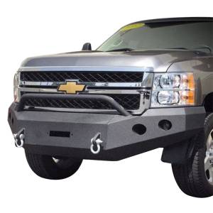 DV8 Offroad FBCS2-01 Winch Front Bumper for Chevy Silverado 2500/3500 2011-2014
