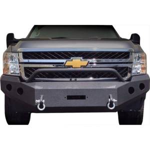 DV8 Offroad - DV8 Offroad FBCS2-01 Winch Front Bumper for Chevy Silverado 2500/3500 2011-2014 - Image 2