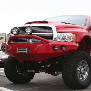 Road Armor - Road Armor 44044Z Stealth Winch Front Bumper with Pre-Runner Guard and Round Light Holes for Dodge Ram 2500/3500 2003-2005 - Image 3