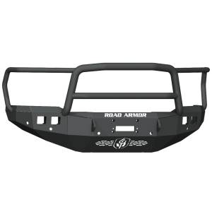 Road Armor 4192F5B Stealth Winch Front Bumper with Lonestar Guard and Sensor Holes for Dodge Ram 2500/3500 2019-2021