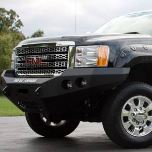 Road Armor - Road Armor 38400B Stealth Winch Front Bumper with Round Light Holes for GMC Sierra 2500 HD/3500 HD 2011-2014 - Image 2