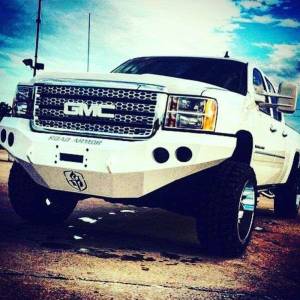 Road Armor - Road Armor 38400B Stealth Winch Front Bumper with Round Light Holes for GMC Sierra 2500 HD/3500 HD 2011-2014 - Image 3