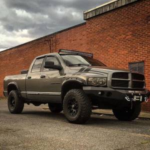 Road Armor - Road Armor 44030B Stealth Winch Front Bumper with Round Light Holes for Dodge Ram 1500 2002-2005 - Image 3
